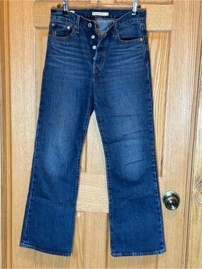 Levi WEDGIE BOOTCUT WOMEN'S JEANS size 26 button fly